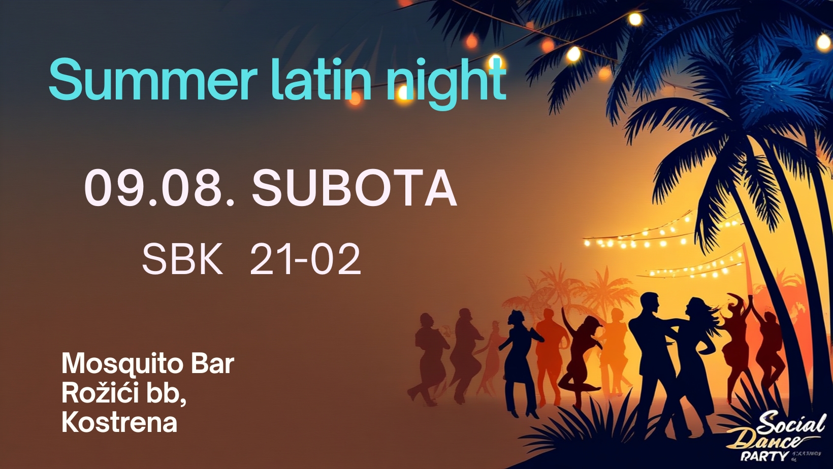 Mosquito summer latin night