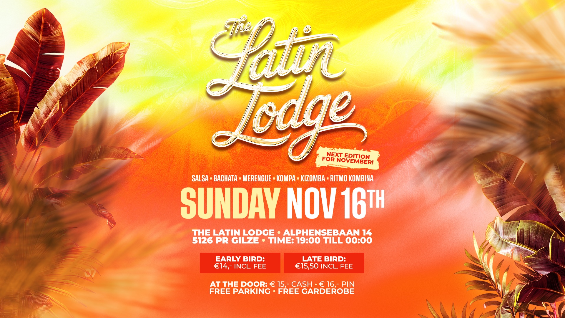 The Latin Lodge November 16th