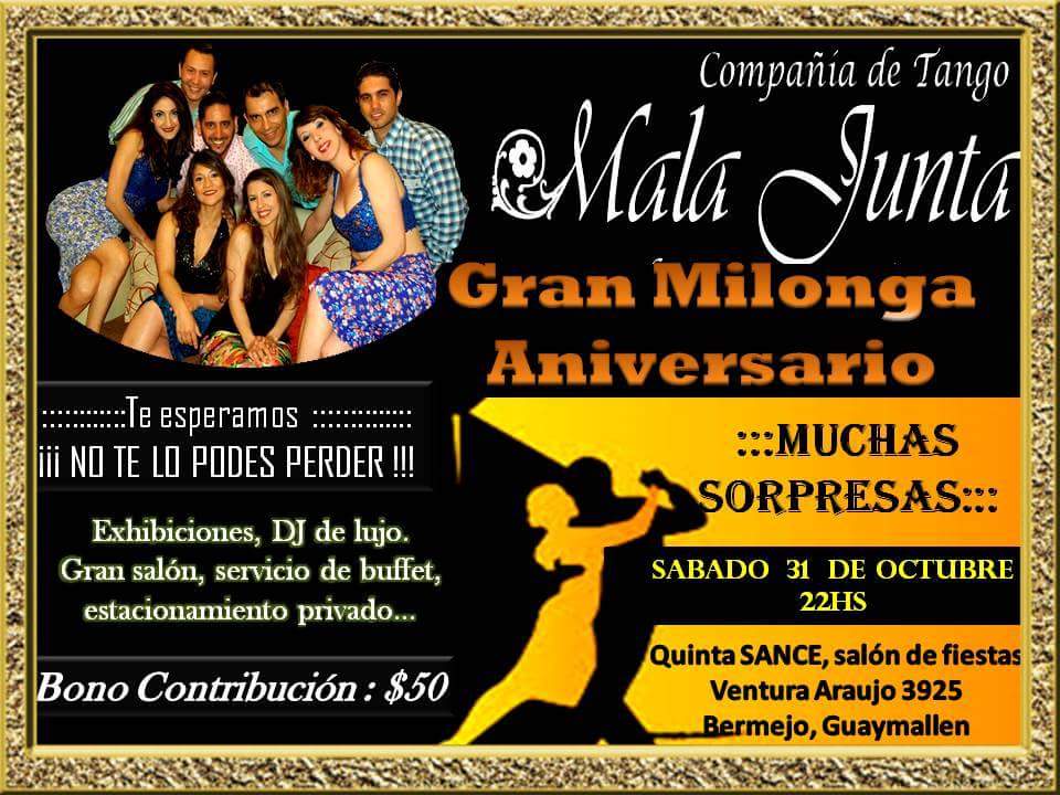 MILONGA ANIVERSARIO CIA TANGO "MALA JUNTA"