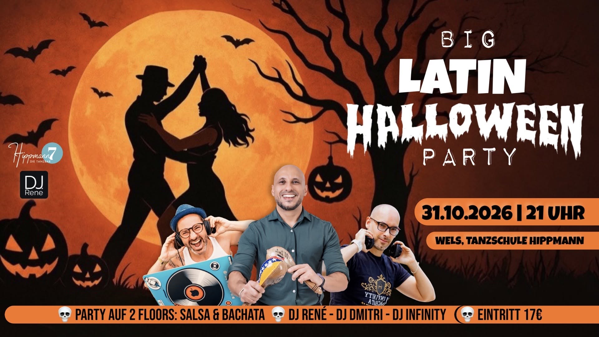BIG LATIN HALLOWEEN PARTY (2 Floors: Salsa & Bachata)