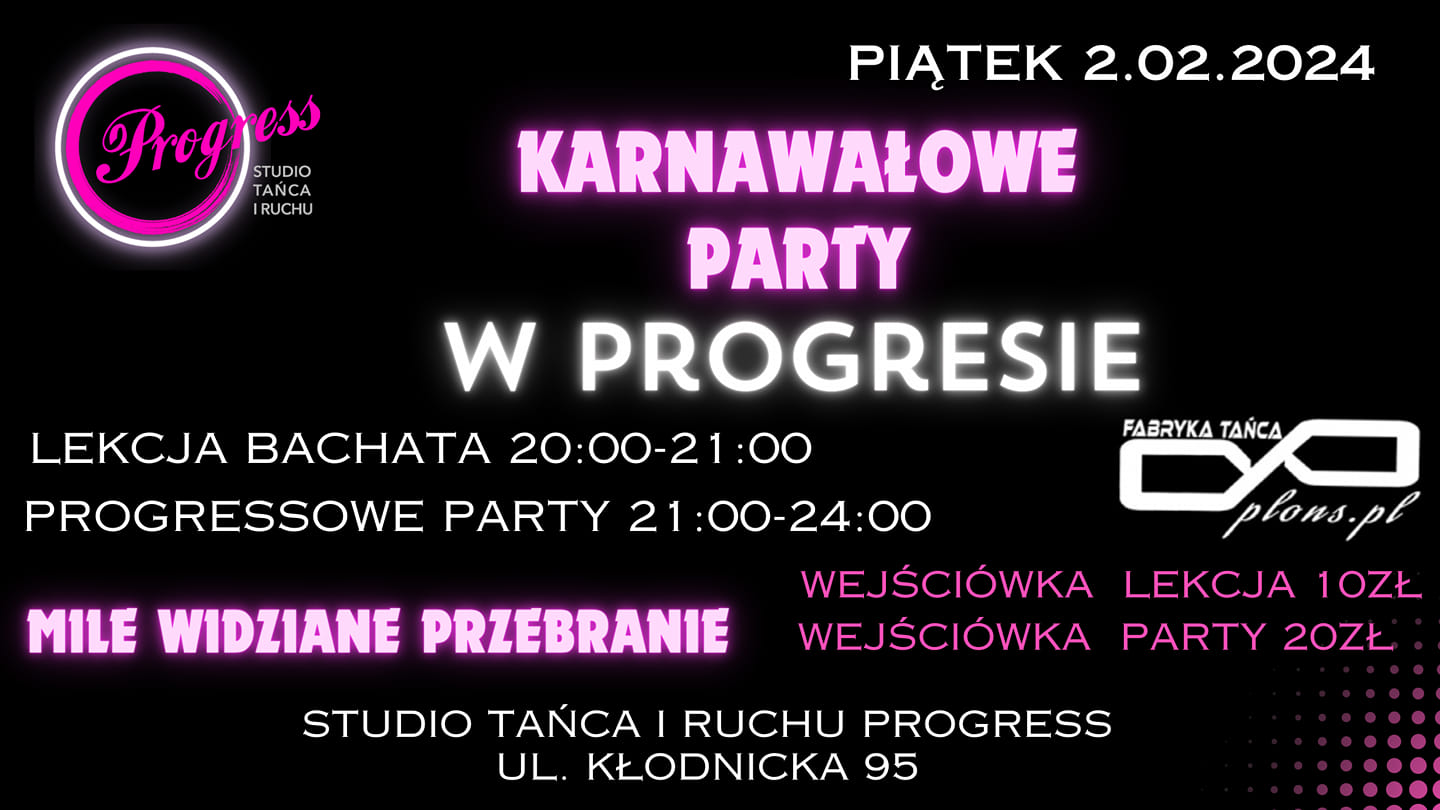 Karnawałowe Party dla dorosłych