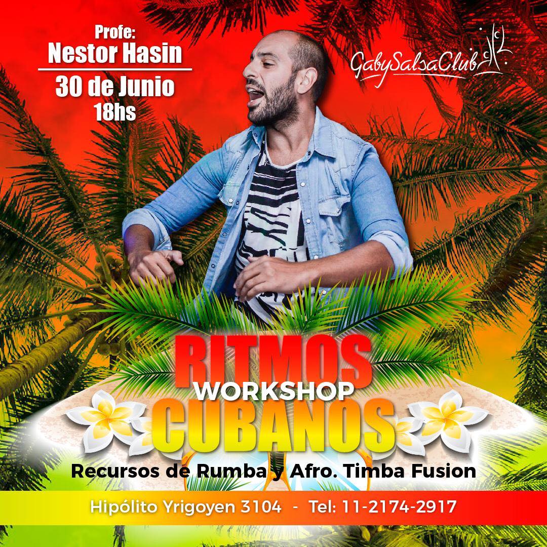 ¡Workshop Ritmos Cubanos con Nestor Hasin - TIMBA Fusión!