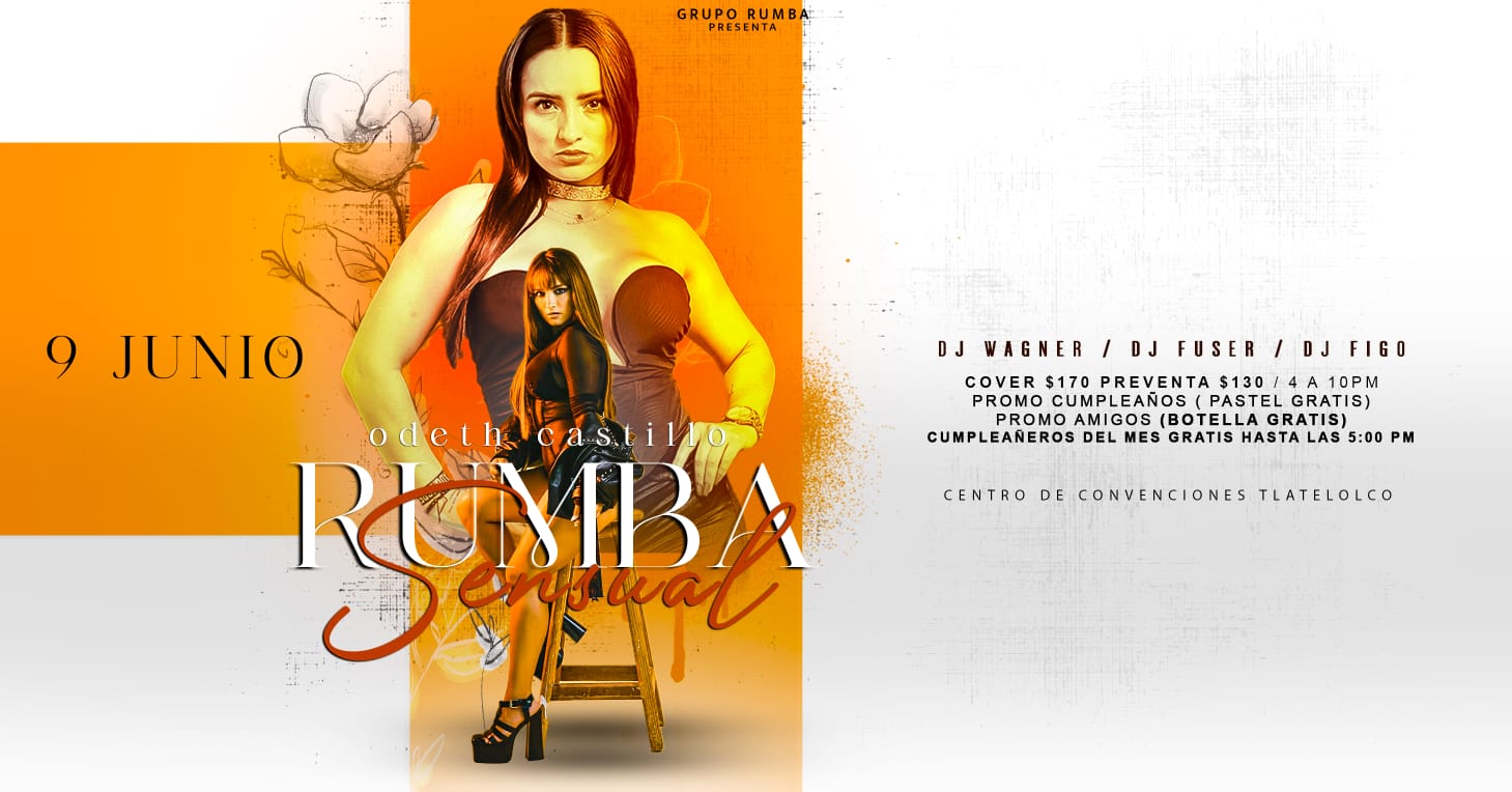 Rumba Sensual - domingo 9 de junio 4 pm