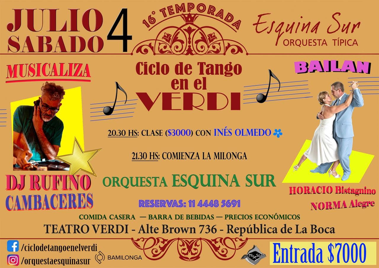 Ciclo de Tango en el Verdi