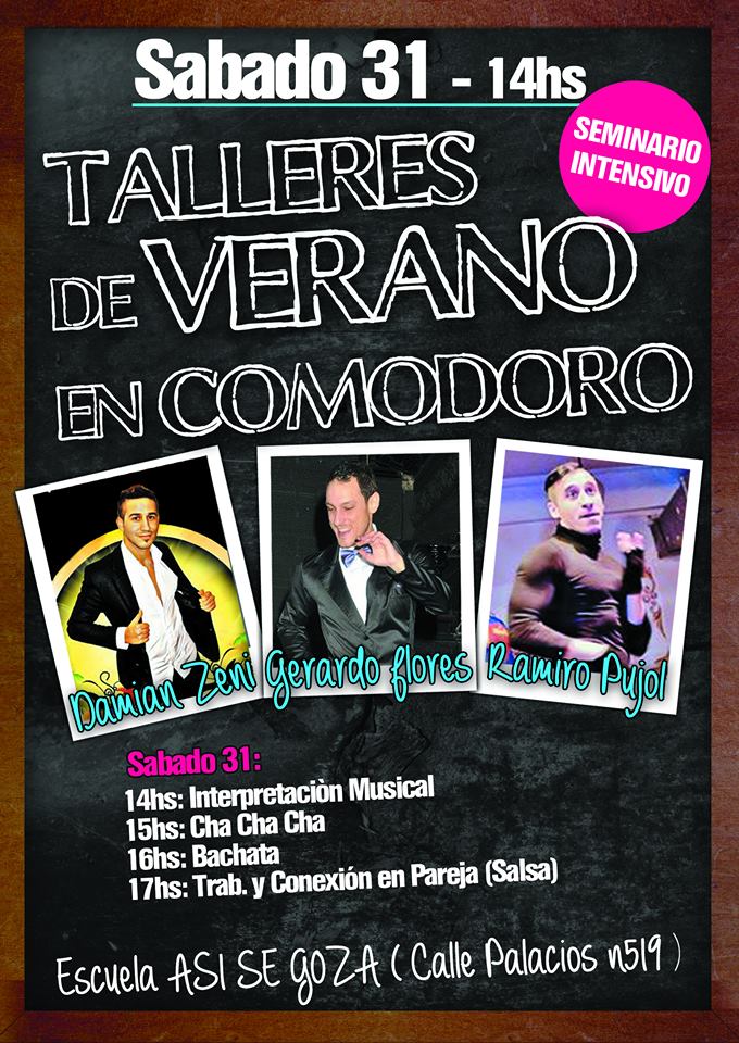 TALLERES de Verano en COMODORO RIVADAVIA