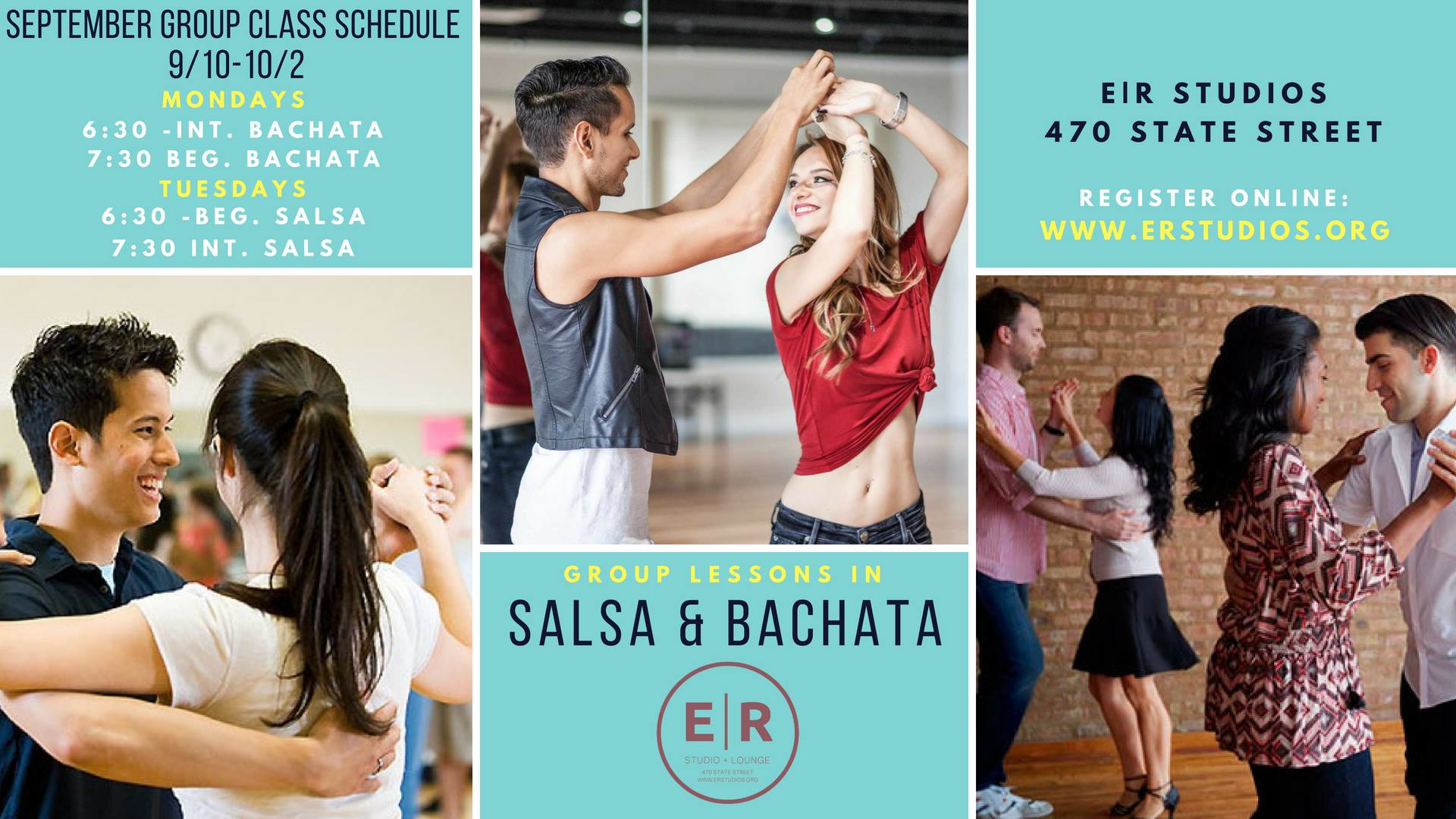 Salsa & Bachata Classes in Rochester September Session 9 10-10 2