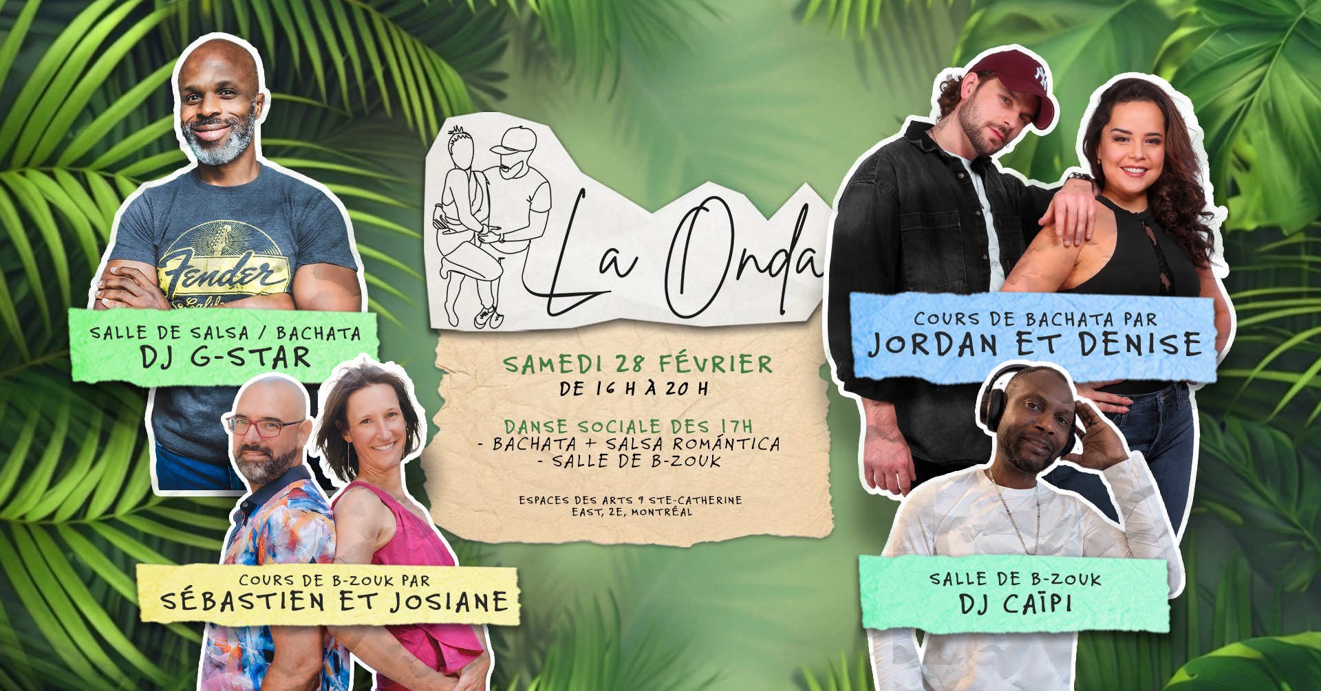La Onda - 28 février (Bachata + B-Zouk) ✨💚