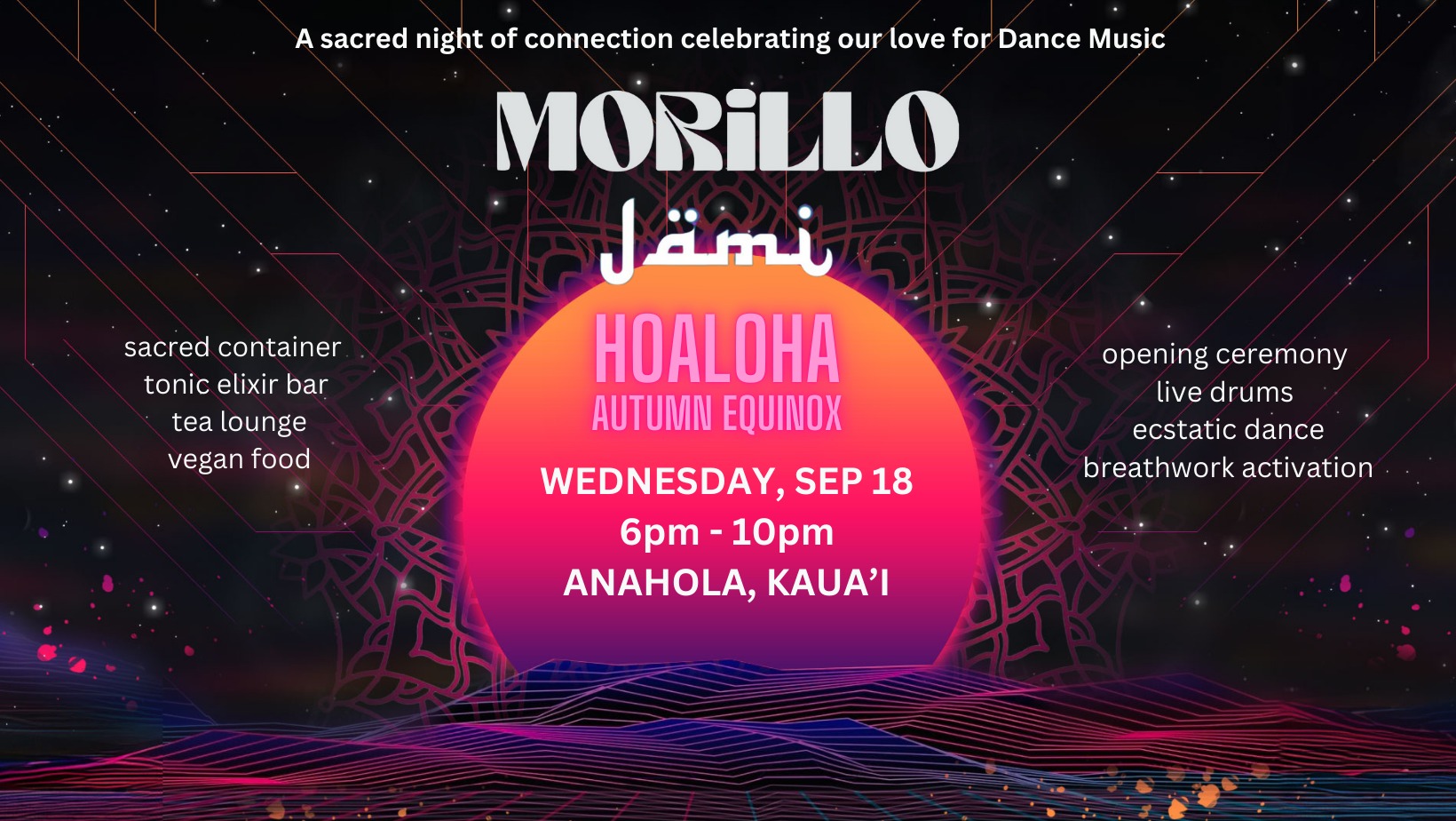 HOALOHA KAUA'I - Autumn Equinox - Morillo + Jämi