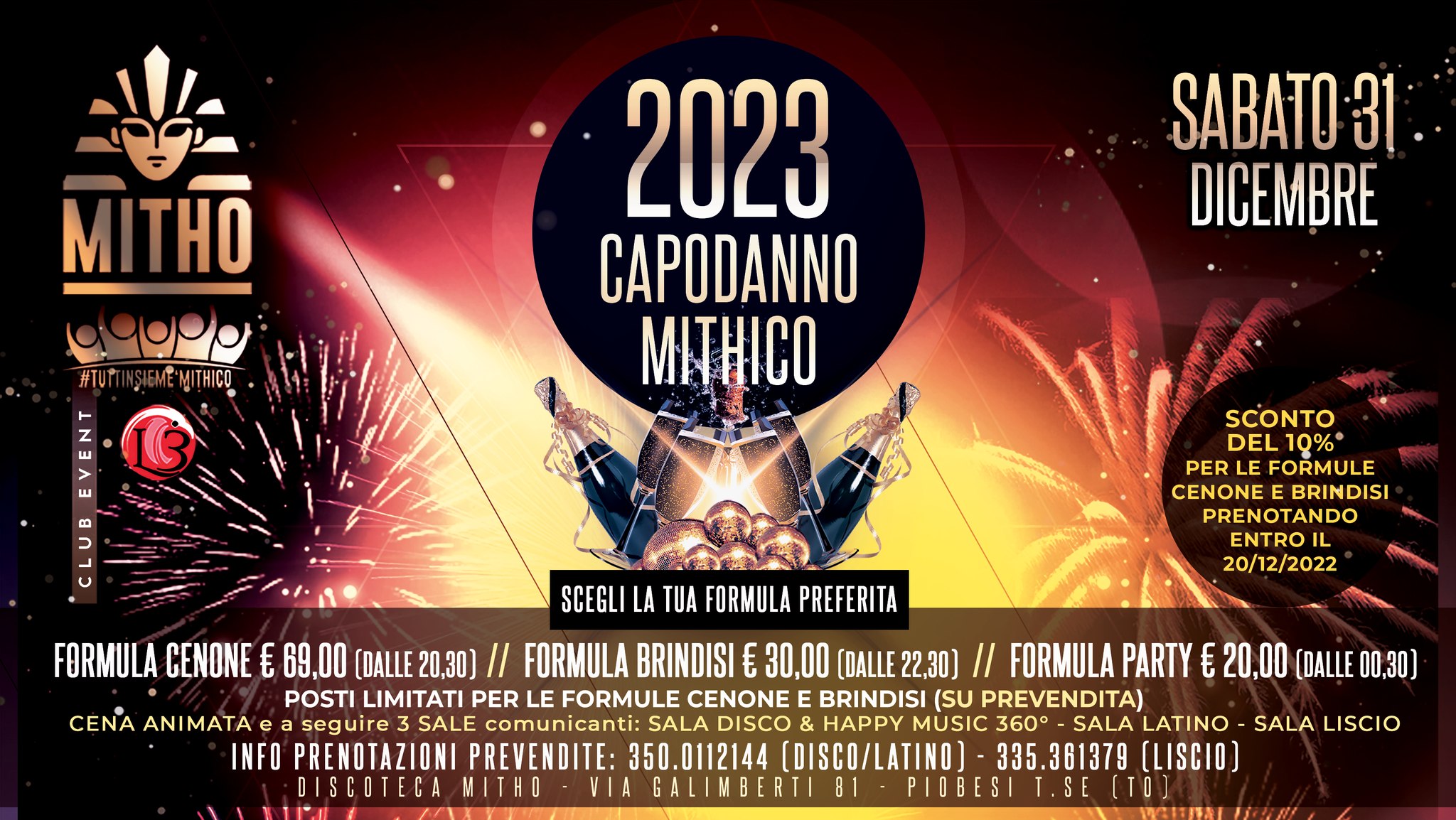 2023 CAPODANNO MITHICO