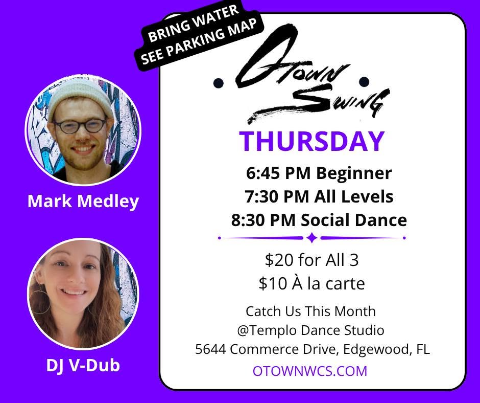 OTown Thursday Night West Coast Swing Class & Social Dance
