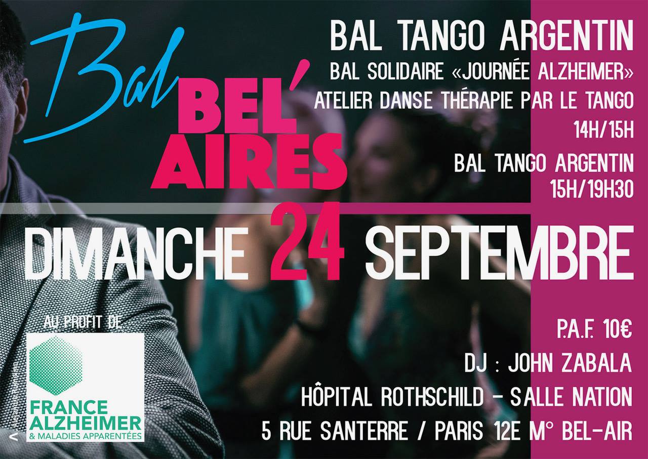 ❀✿ Bal Tango Bel'Aires ✿❀ Solidaire Journée Alzheimer