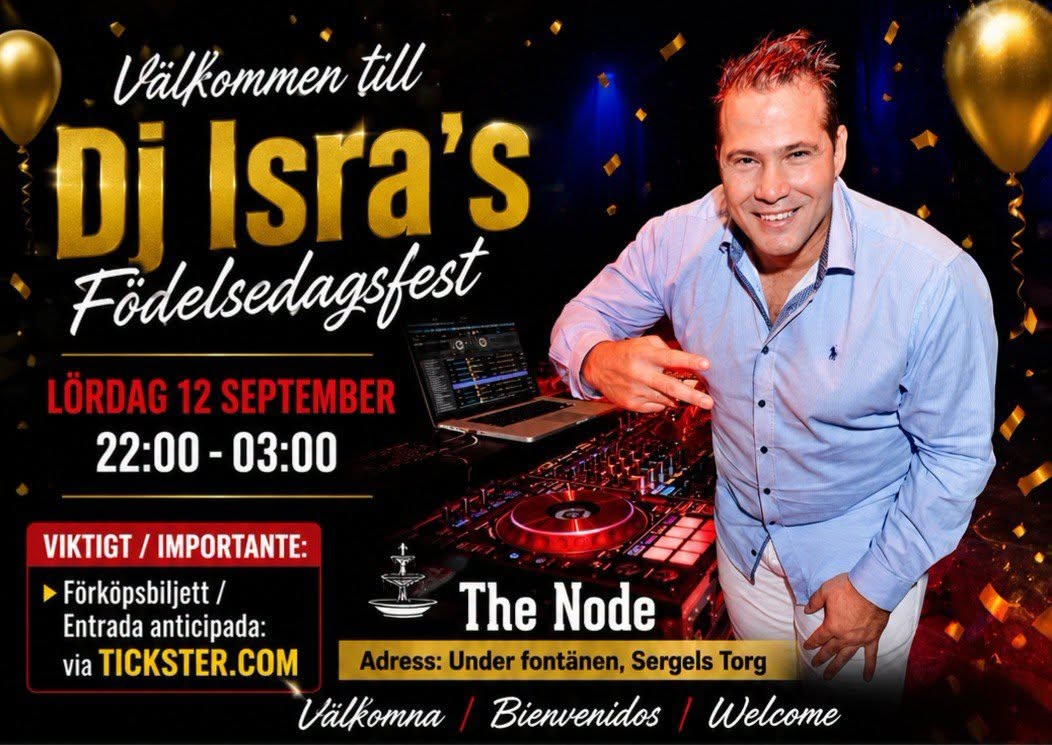 För att fira min födelsedag - 2 dansgolv!