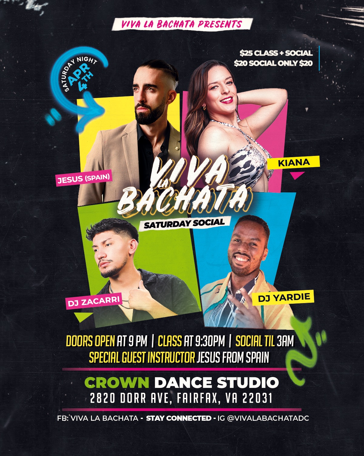 🟡Viva La Bachata Saturday Social🟢🐻