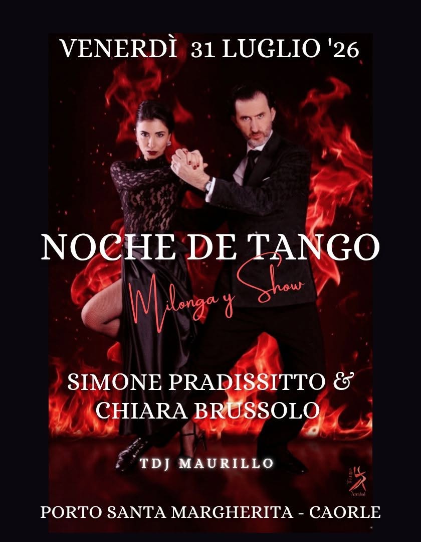 Noche de Tango - Milonga Tdj Maurillo - Esibizione di Simone Pradissitto e Chiara Brussolo