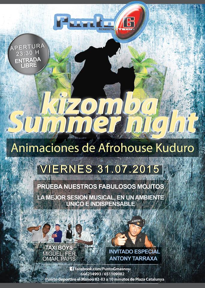 KIZOMBA SUMMER NIGHT! VIERNES 31 DE JULIO