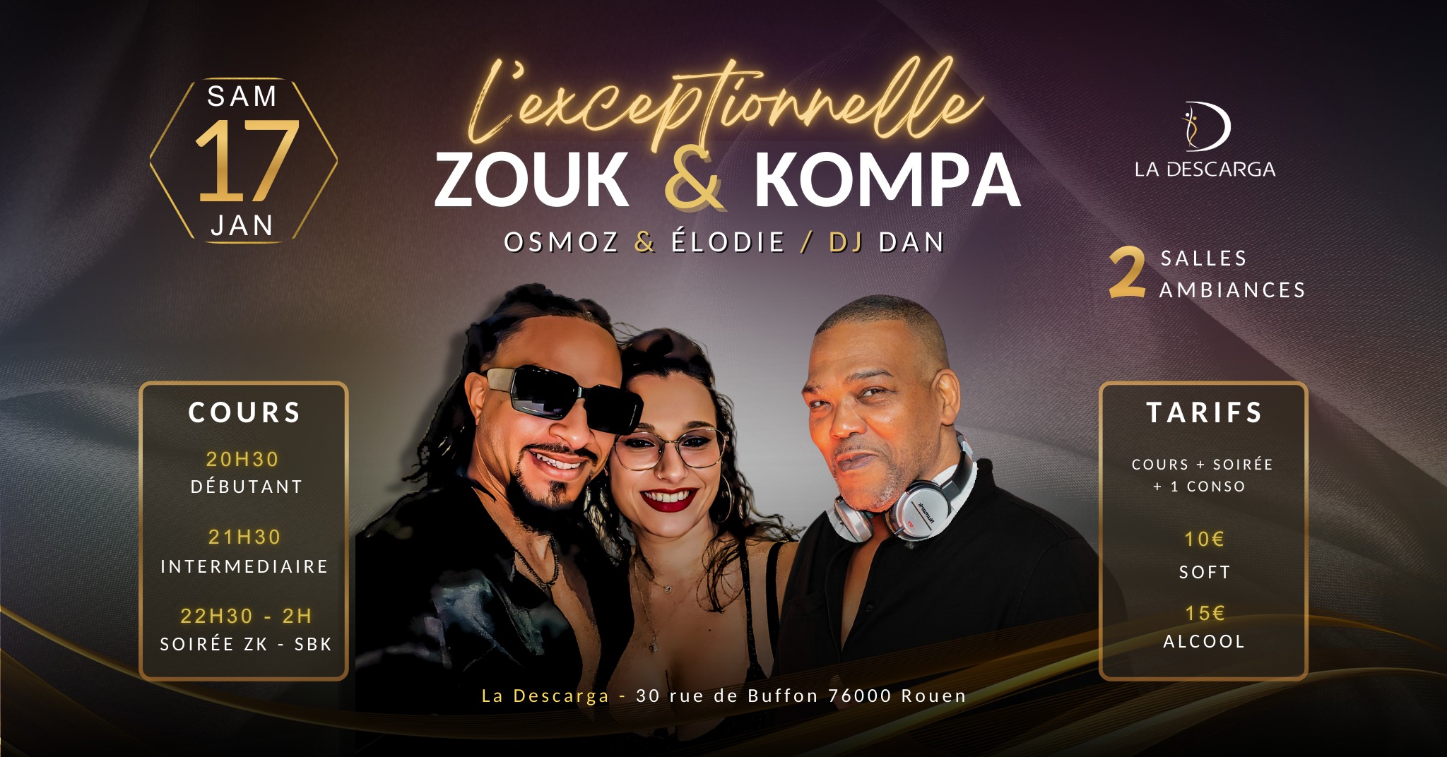 L'exceptionnelle Zouk Kompa à La Descarga