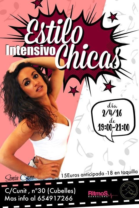 Intensivo *Estilo chicas * con Sonia Cano