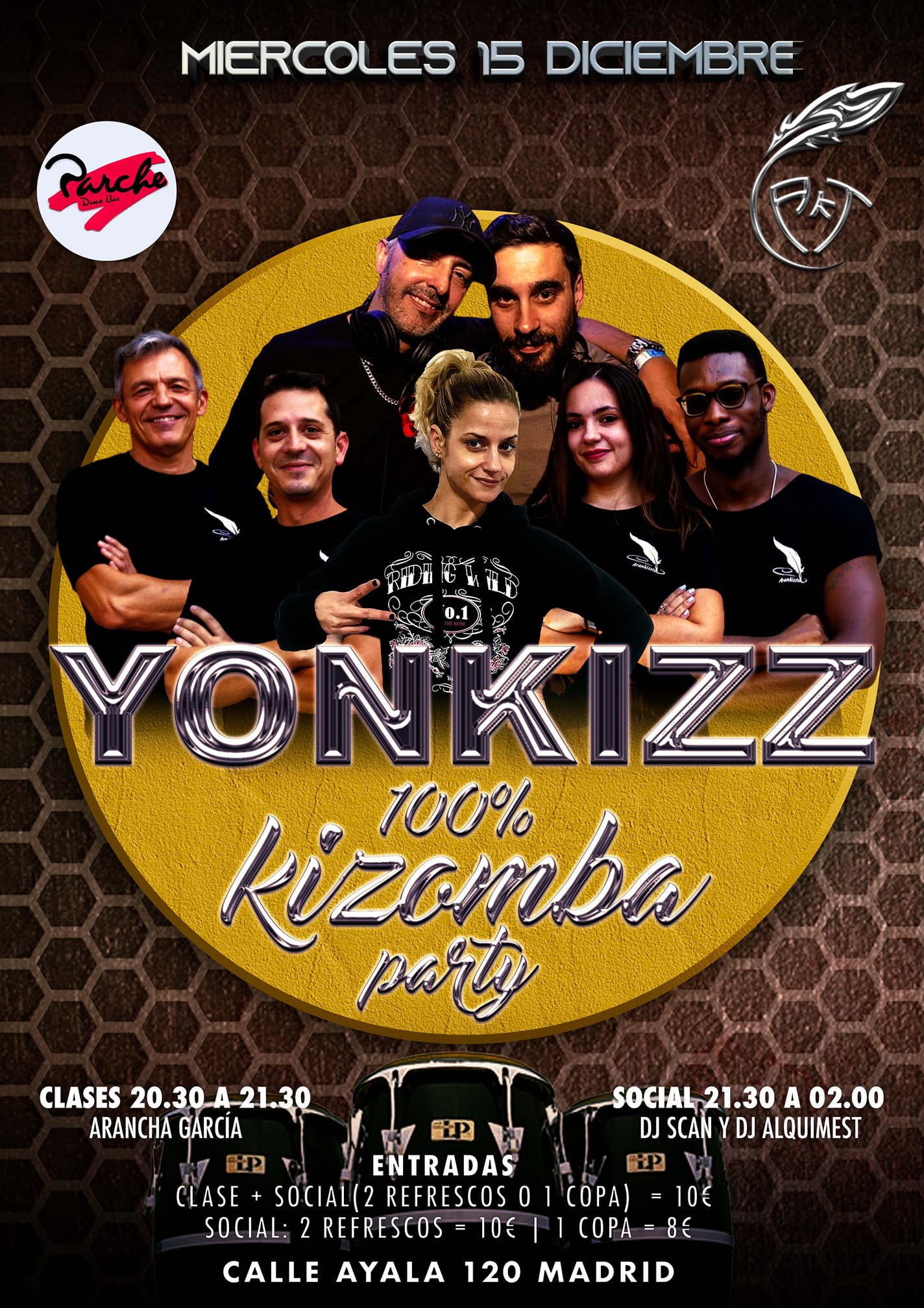 Yonkizz 100% Kizomba Party (15Dic)