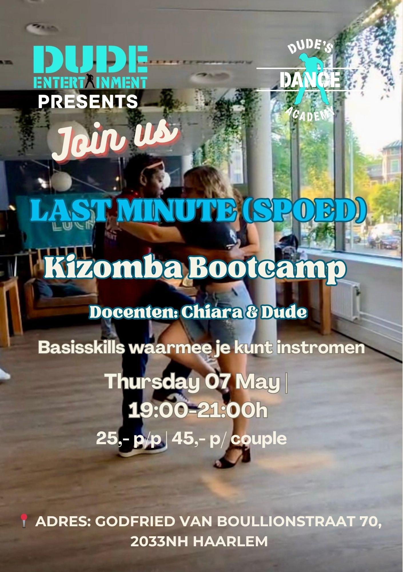 Last Minute (SPOED) Kizomba Beginners Bootcamp