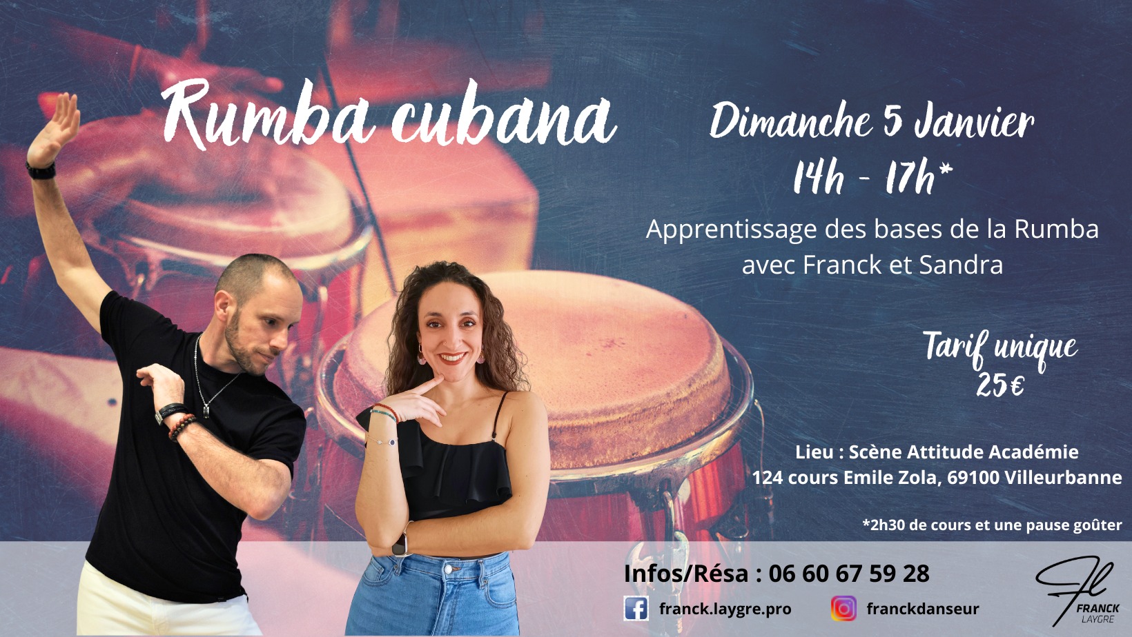 Stages de Rumba - apprentissage des bases