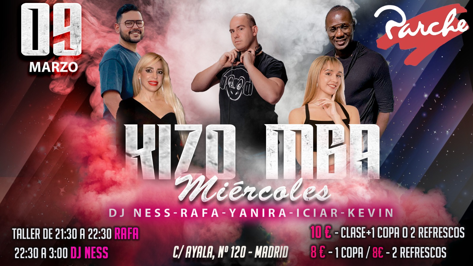 Miércoles de Kizomba en Parche