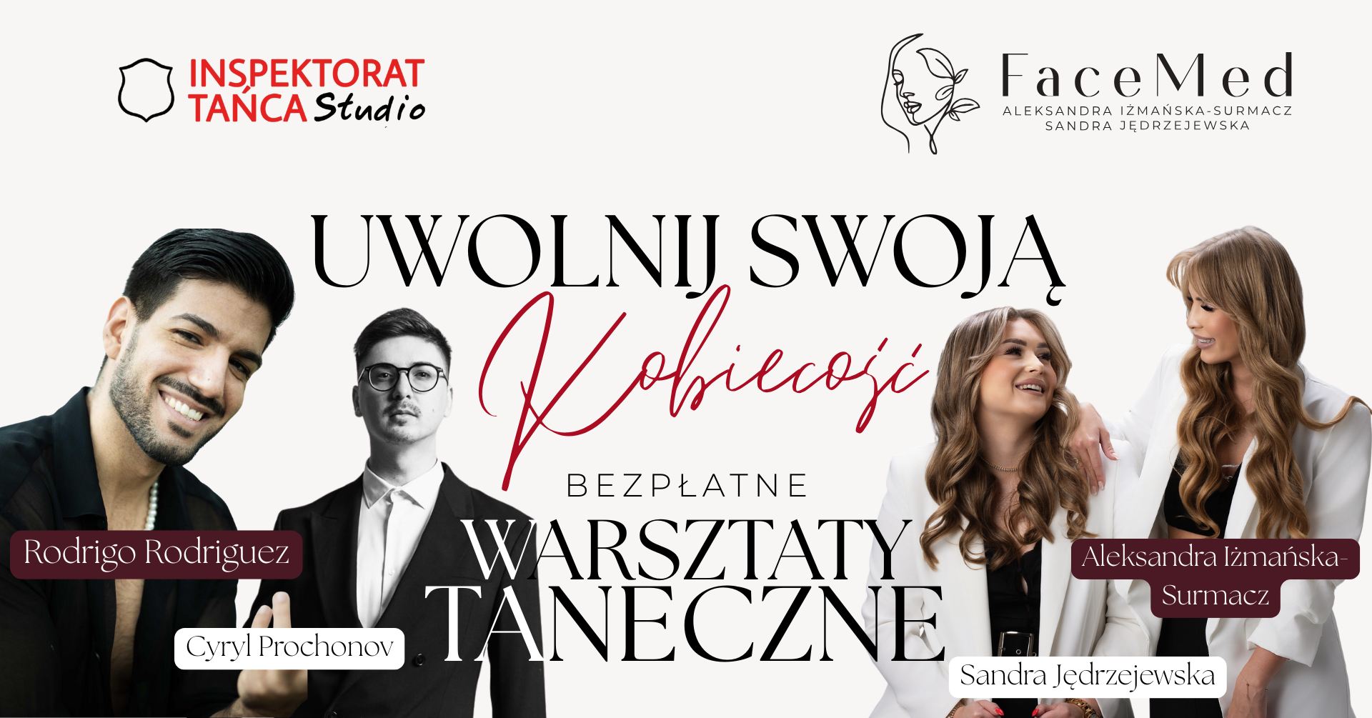 UWOLNIJ SWOJĄ KOBIECOŚĆ - bezpłatne warsztaty taneczne z Rodrigo Rodriguezem!