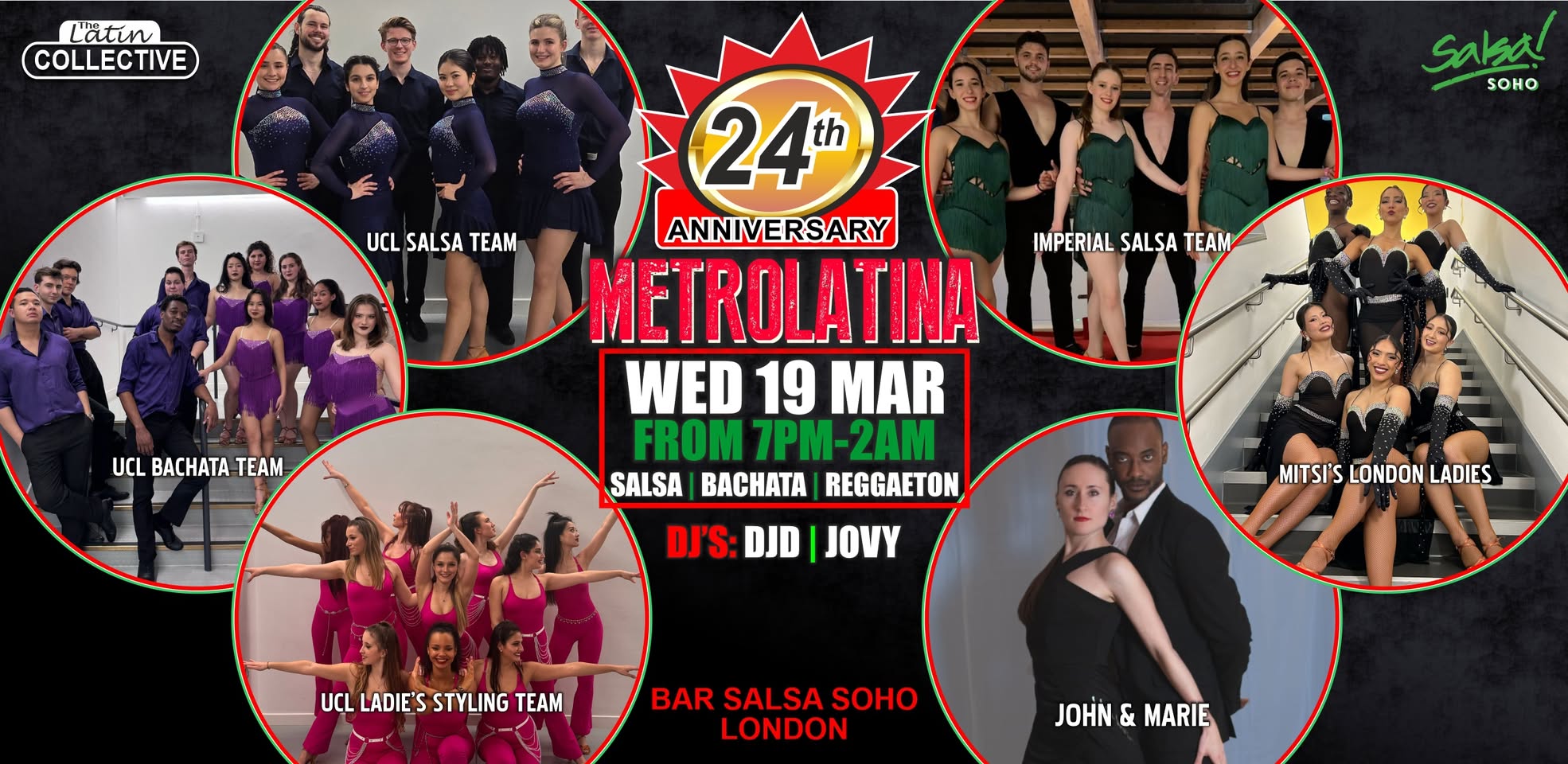 METROLATINA Wednesdays 24th Anniversary Party ft. GUEST ARTISTS! Salsa I Bachata I Social