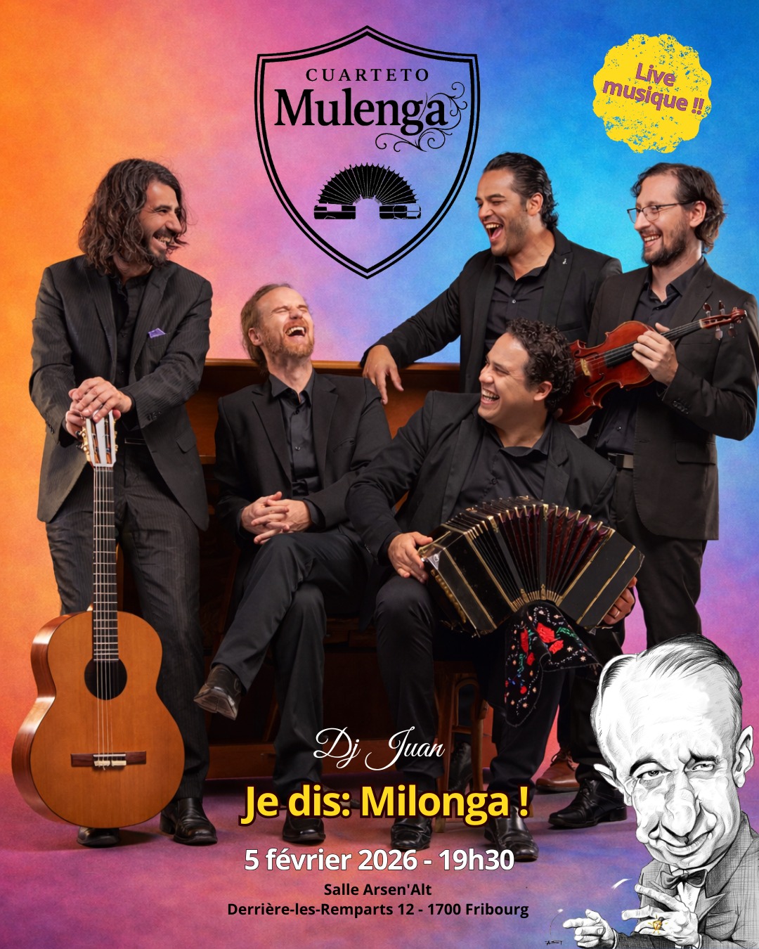 Je dis : Milonga ! avec "Cuarteto Mulenga"