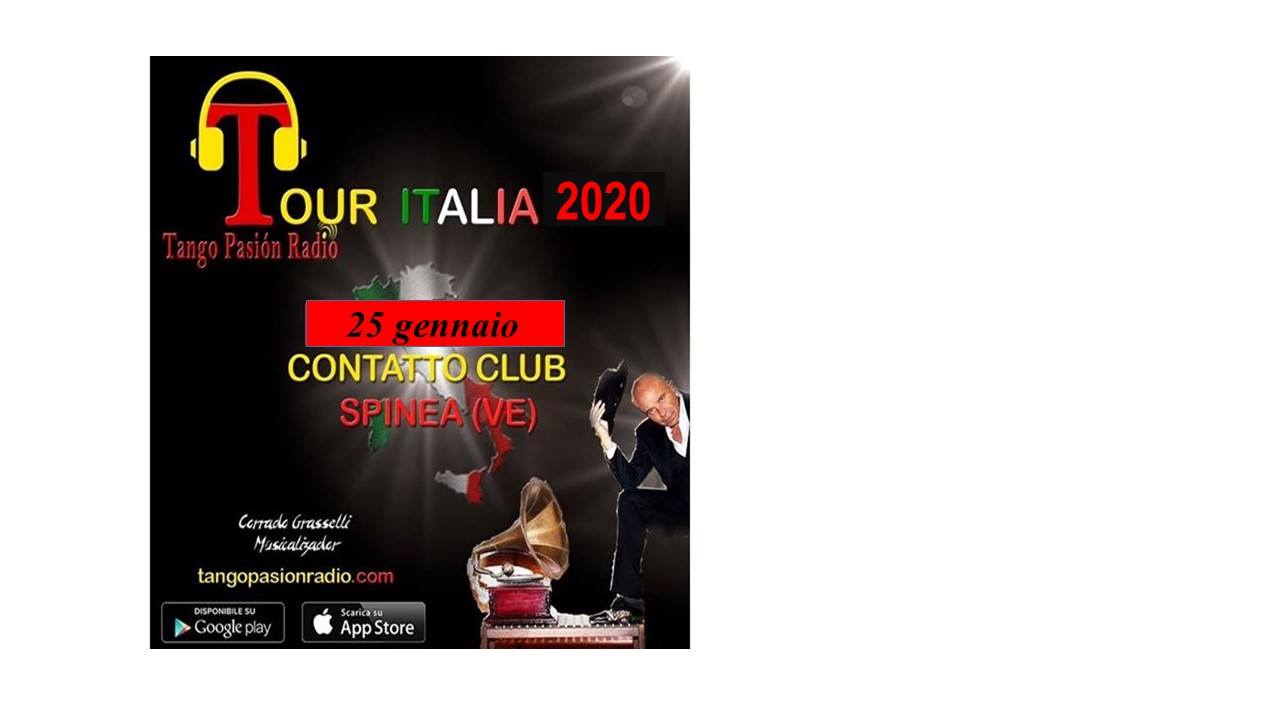 Milonga con Corrado Grasselli e la sua Tango Pasiòn Radio