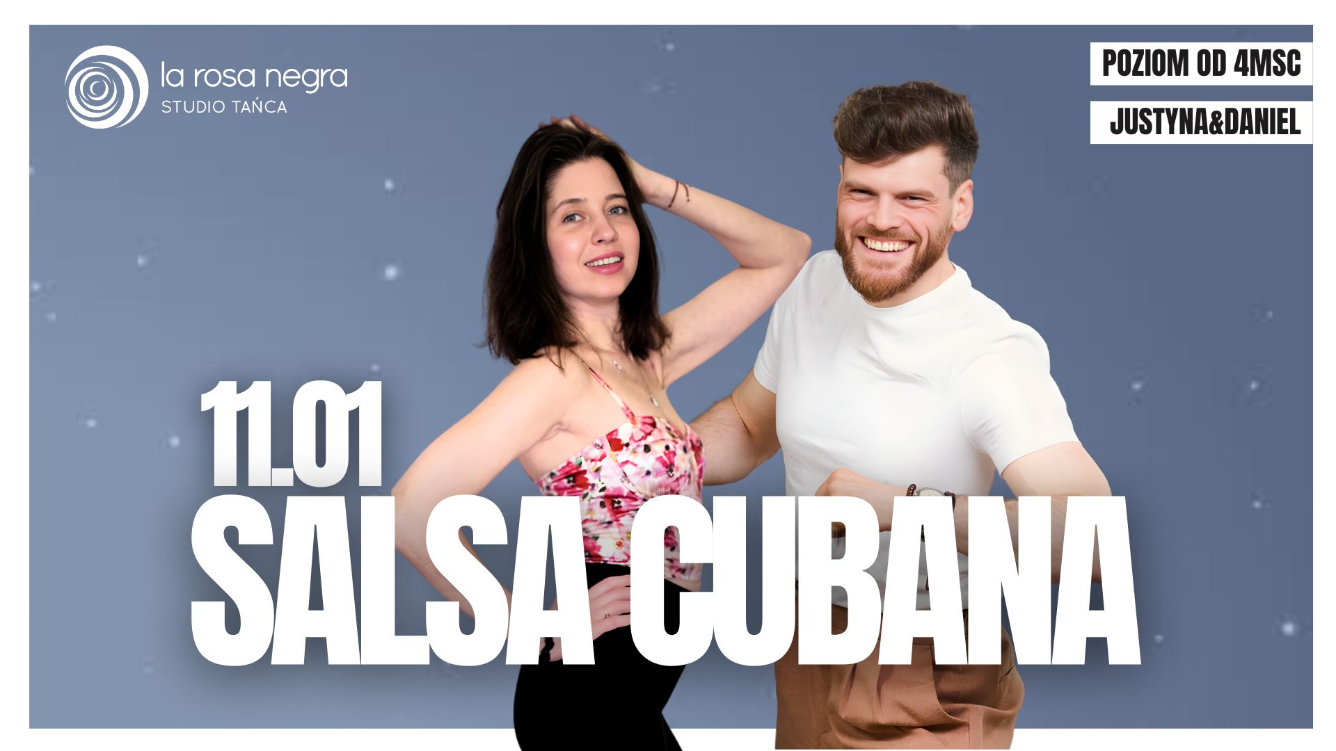 SALSA CUBANA: zajęcia weekendowe z Justyną&Danielem!