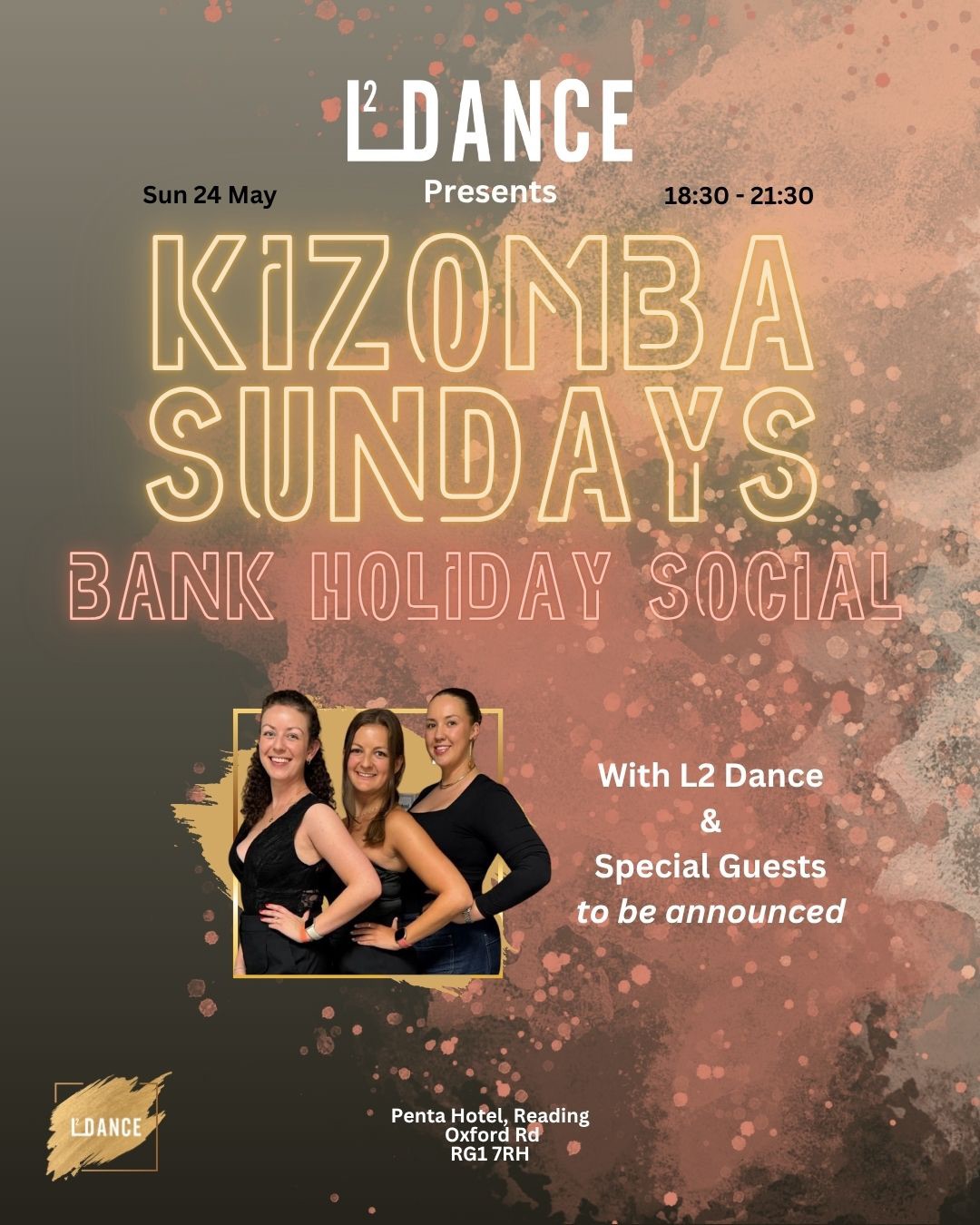 Kizomba Sundays - L2 Dance ☀️⭐️ Bank Holiday Social ⭐️☀️