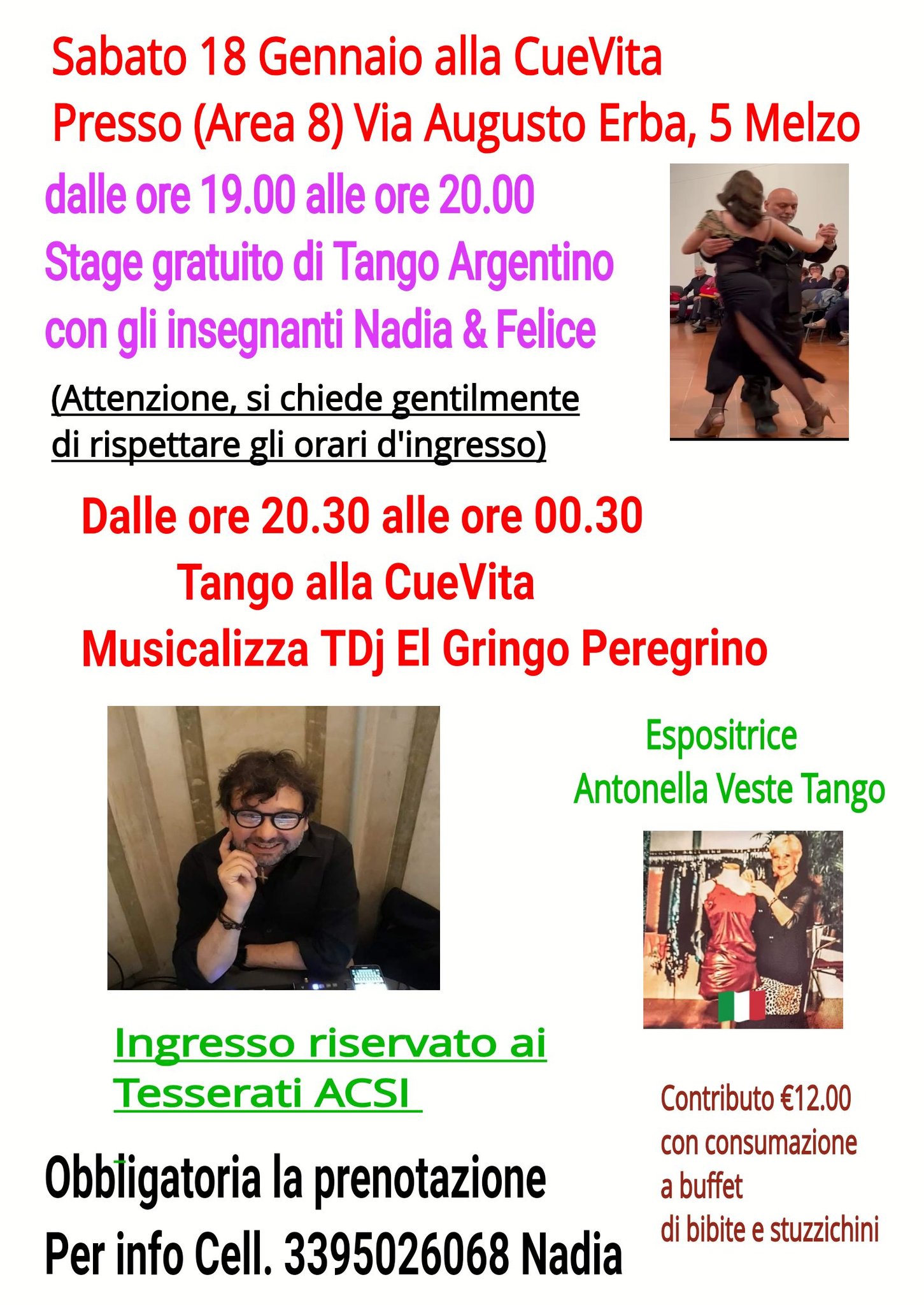 Tango alla CueVita