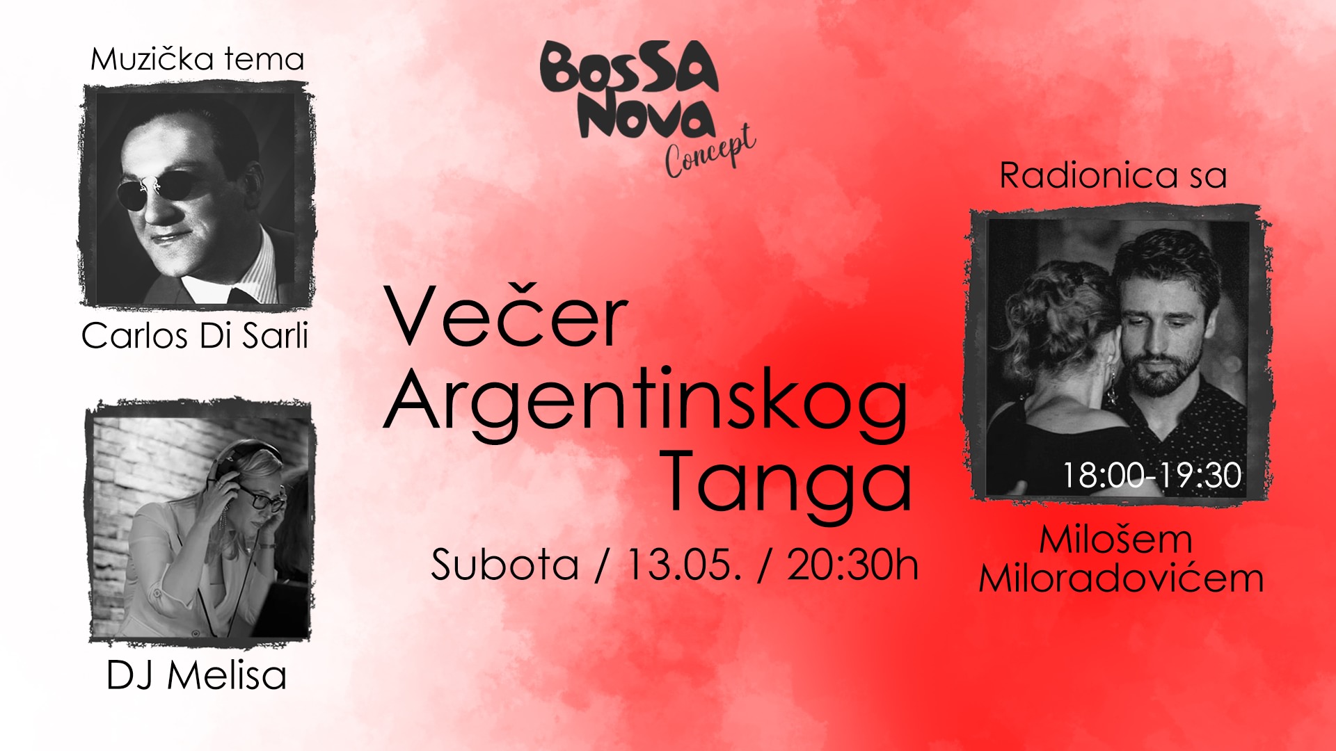 Večer Argentinskog Tanga i radionica sa Milošem