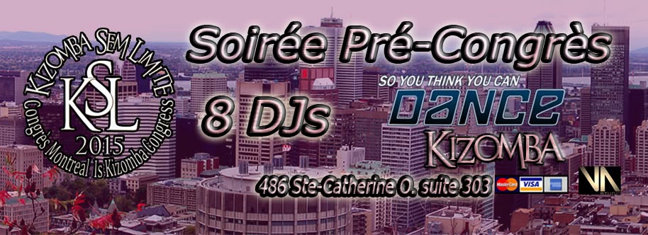 PRE PARTY MONTREAL is KIZOMBA CONGRESS 2015