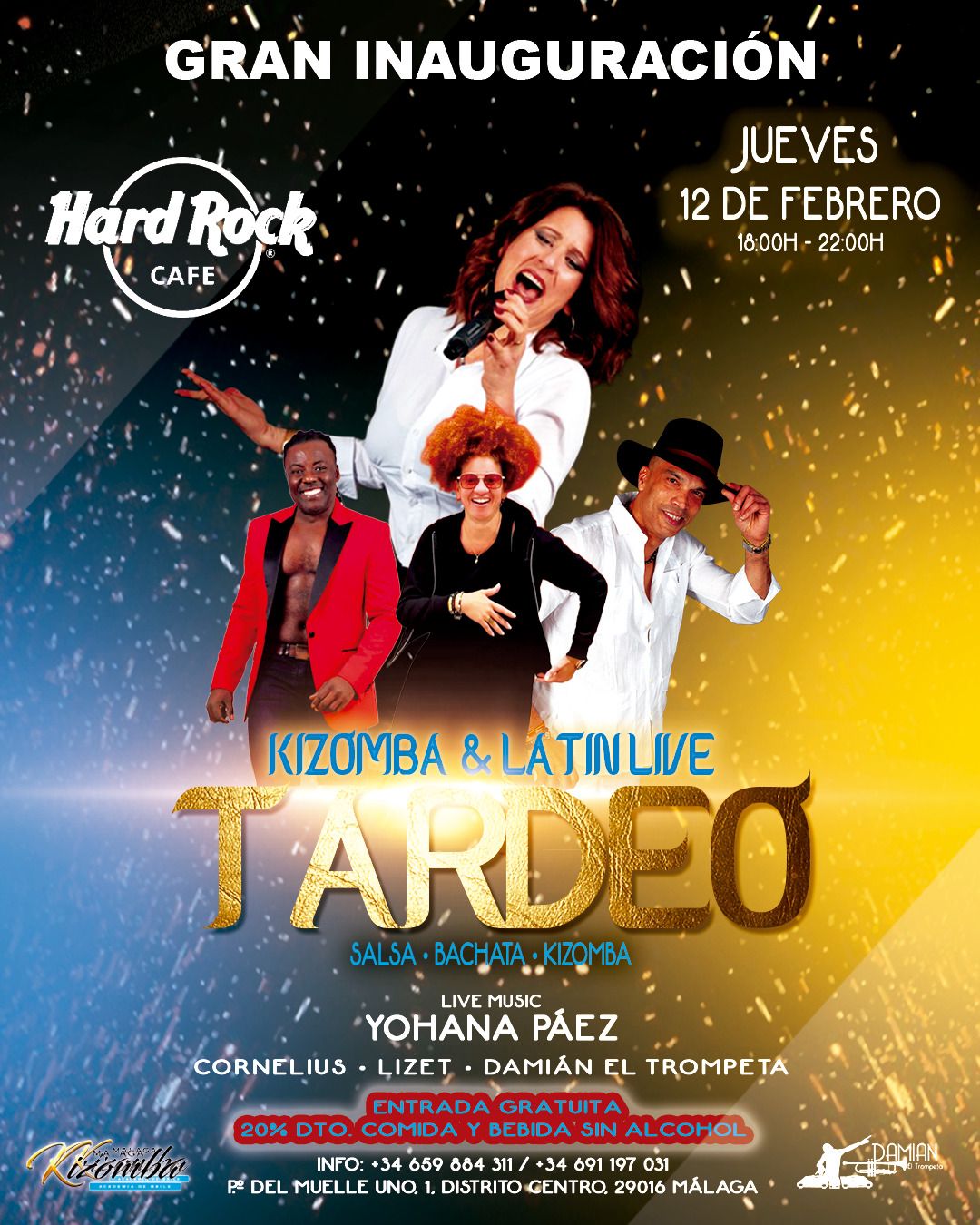 💃 ¡GRAN INAUGURACIÓN: TARDEO KIZOMBA & LATIN LIVE! 🕺