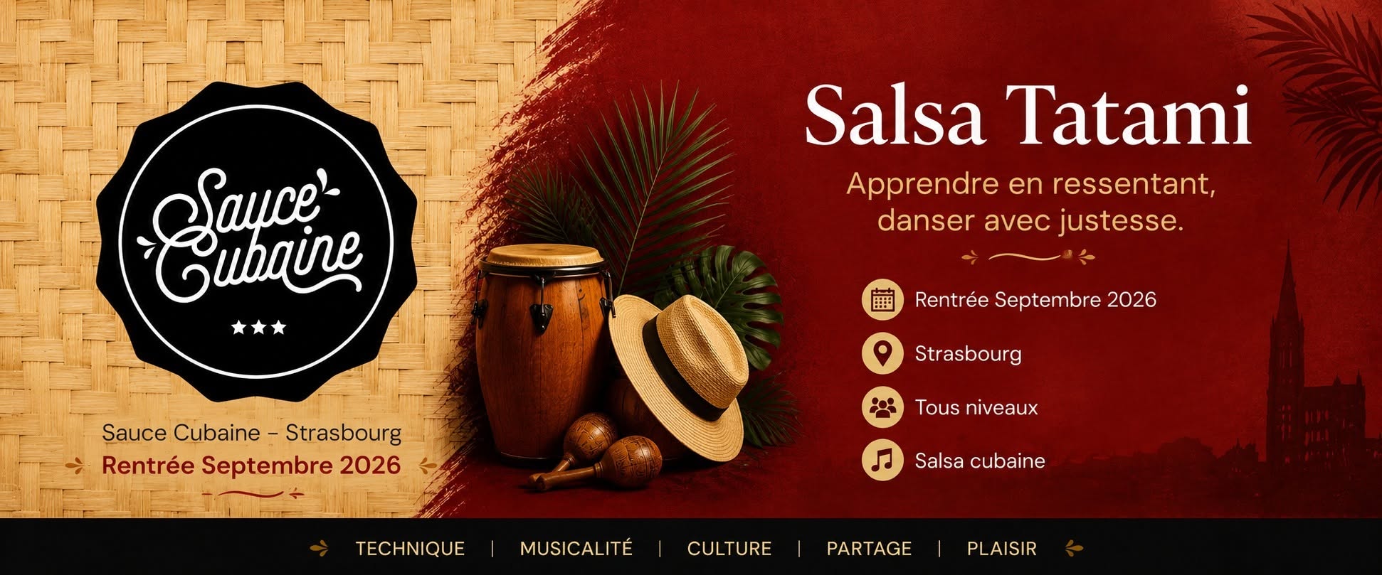 Rentrée Salsa Tatami - Cours de salsa débutant Strasbourg Schiltigheim