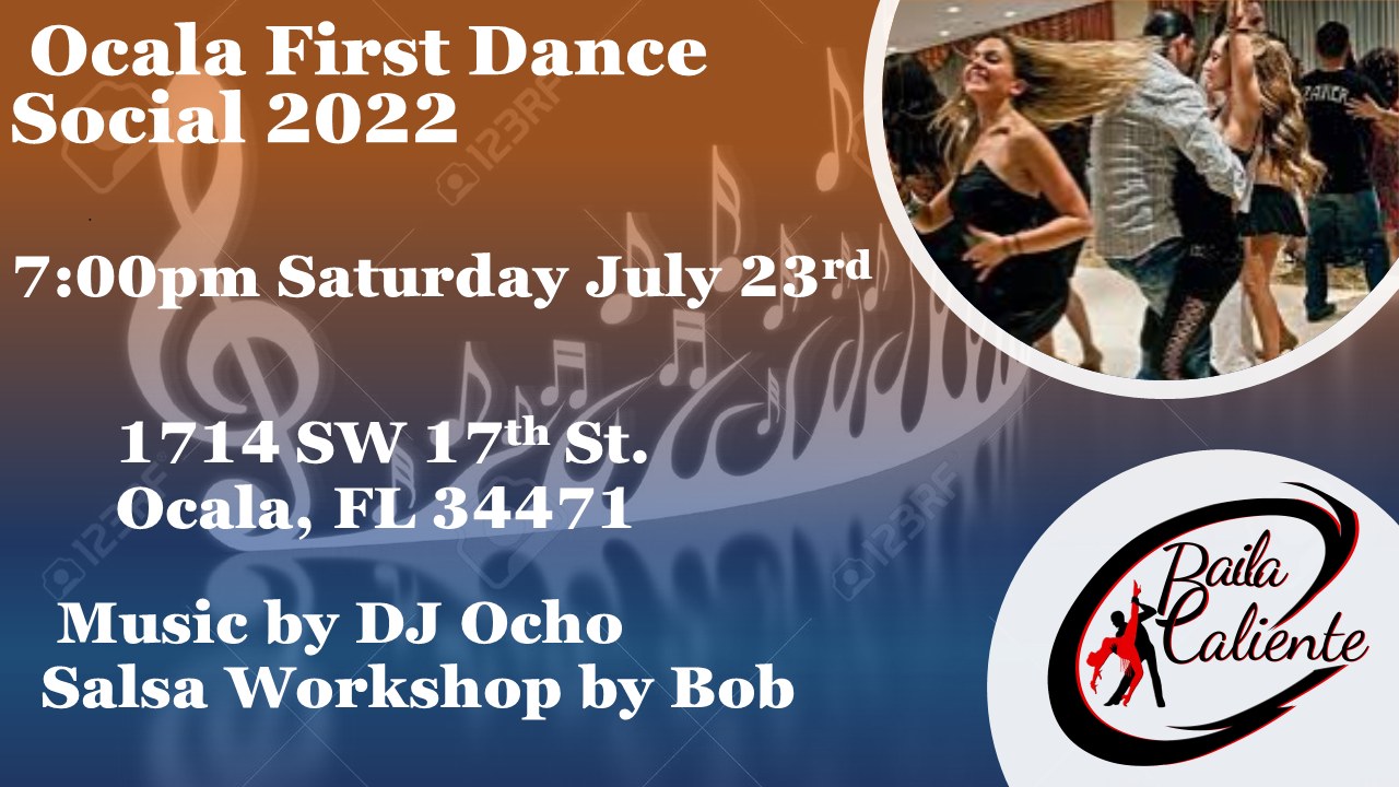Baila Caliente First Monthly Social in Ocala