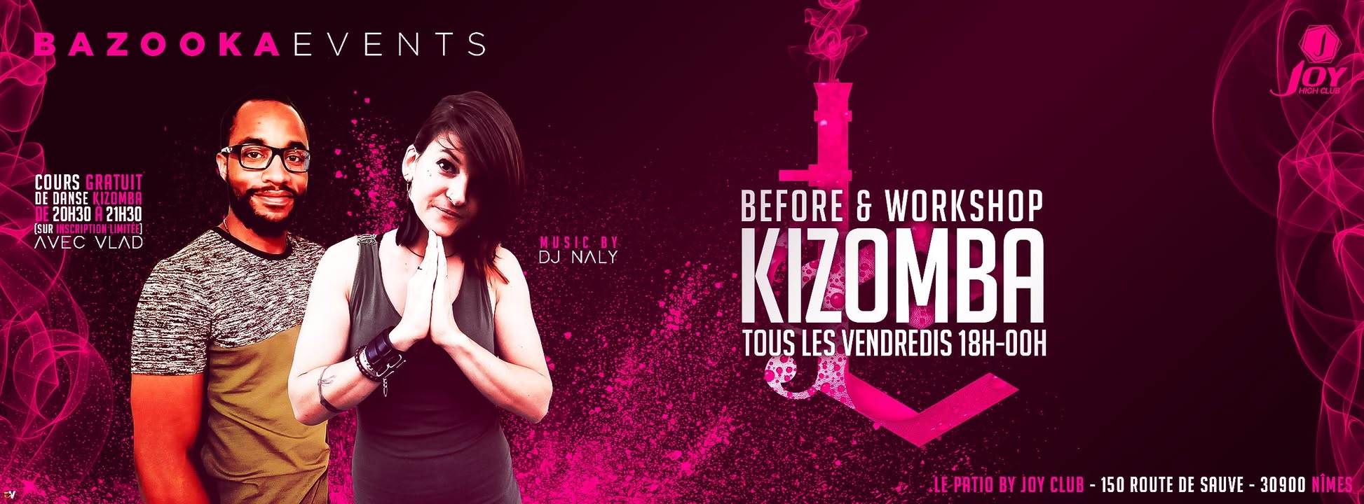 Les vendredis KIZ - Before & Workshop - Le Patio by JOY CLUB