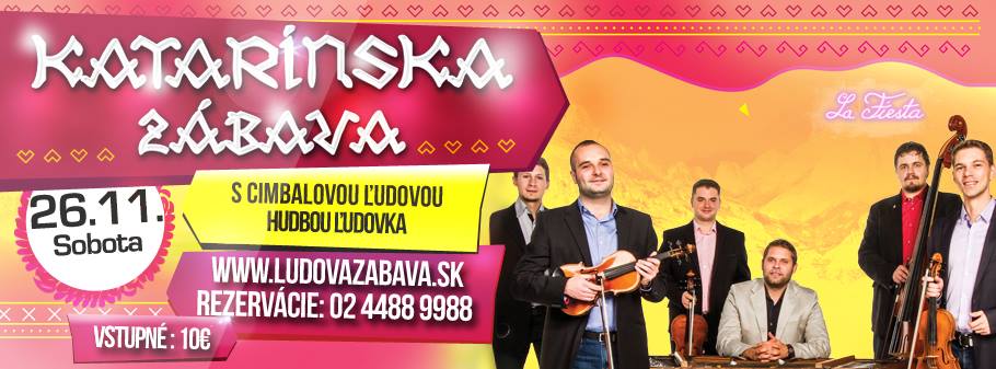 Katarínska Zábava s cimbalovou ĽH Ľudovka