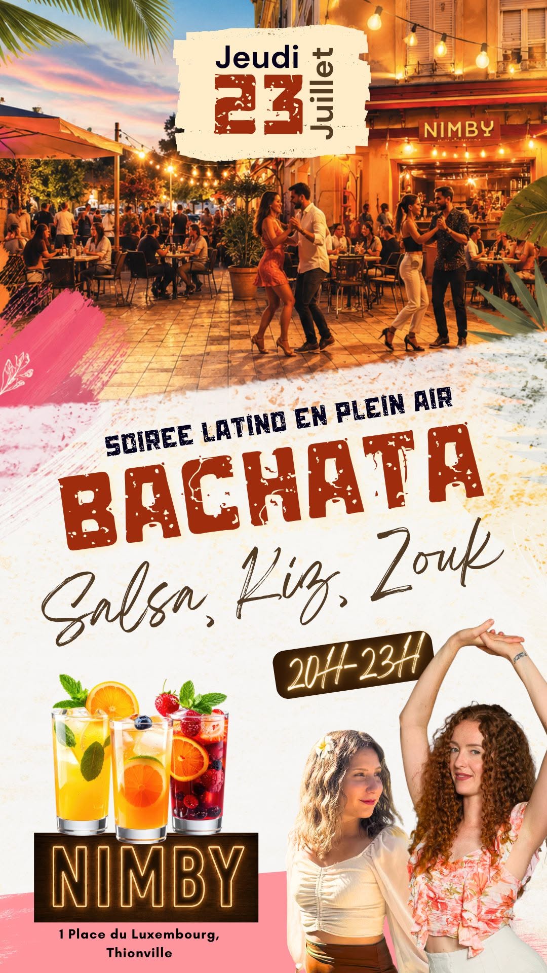 Soirée Latino SBKZ en plein air - NIMBY Thionville