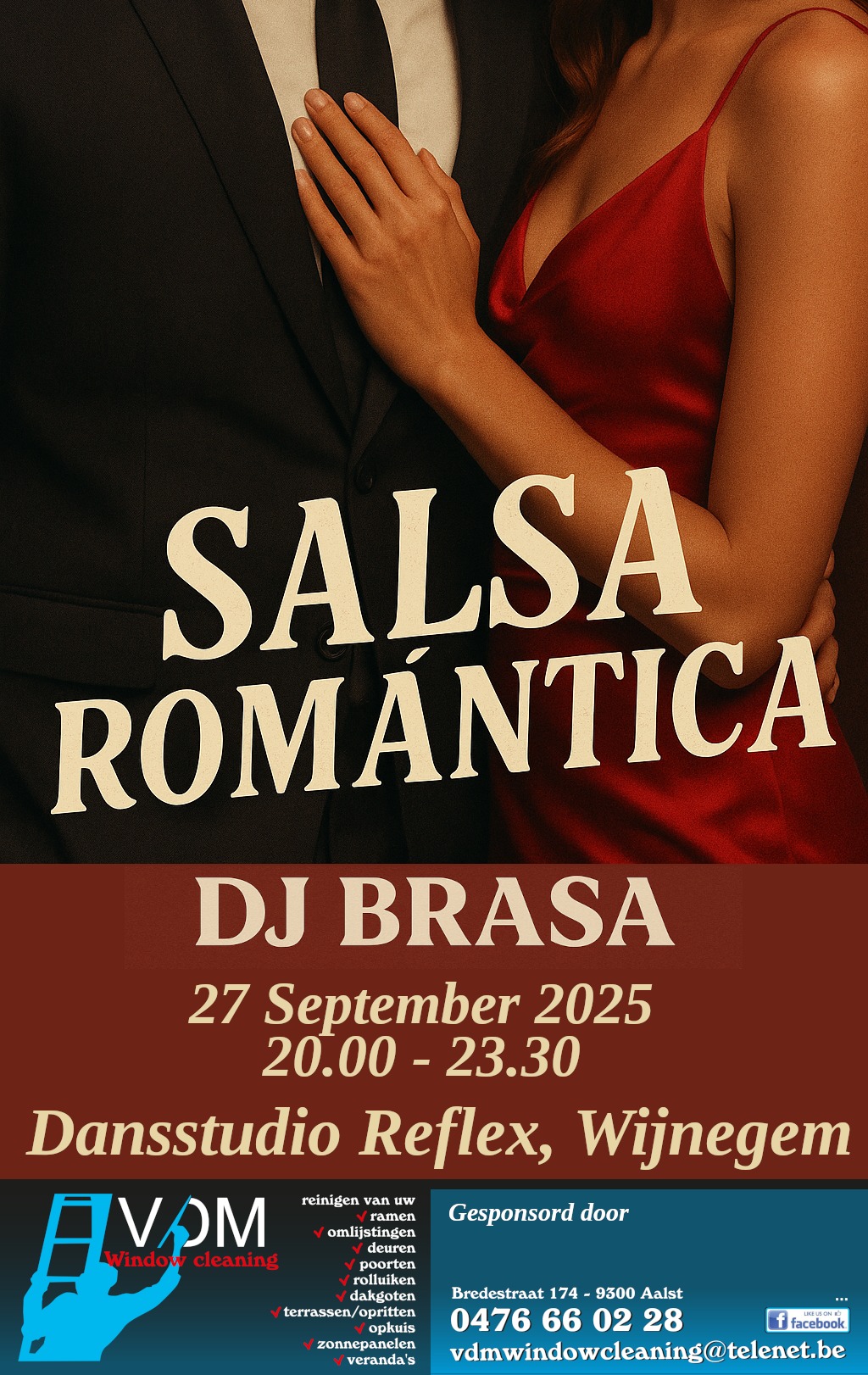 Salsa Romantica @ Dansstudio Reflex, Wijnegem (27 sep 2025)