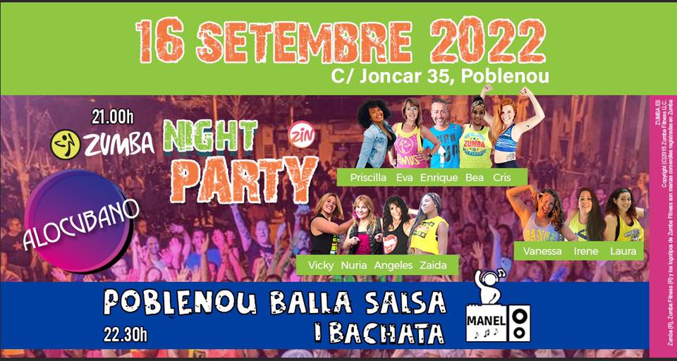 Zumba night party + Poblenou Balla Salsa (Festa Major Poblenou) 22