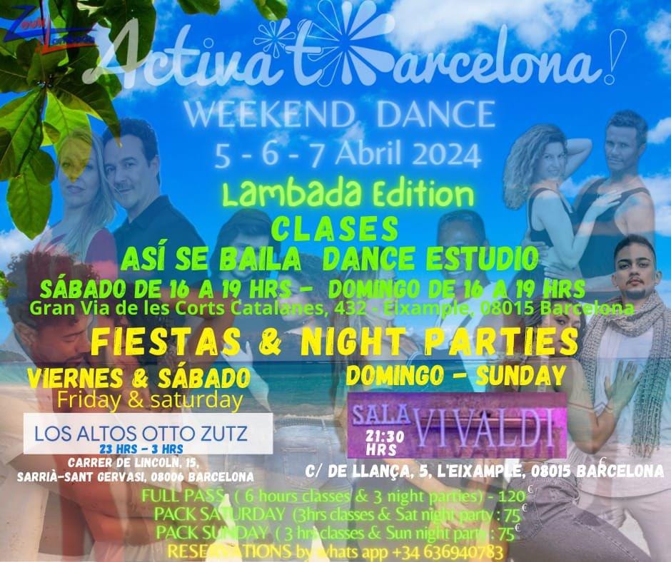 6° ACTIVA'T WEEKEND DANCE ♡ Lambada Edition ♡