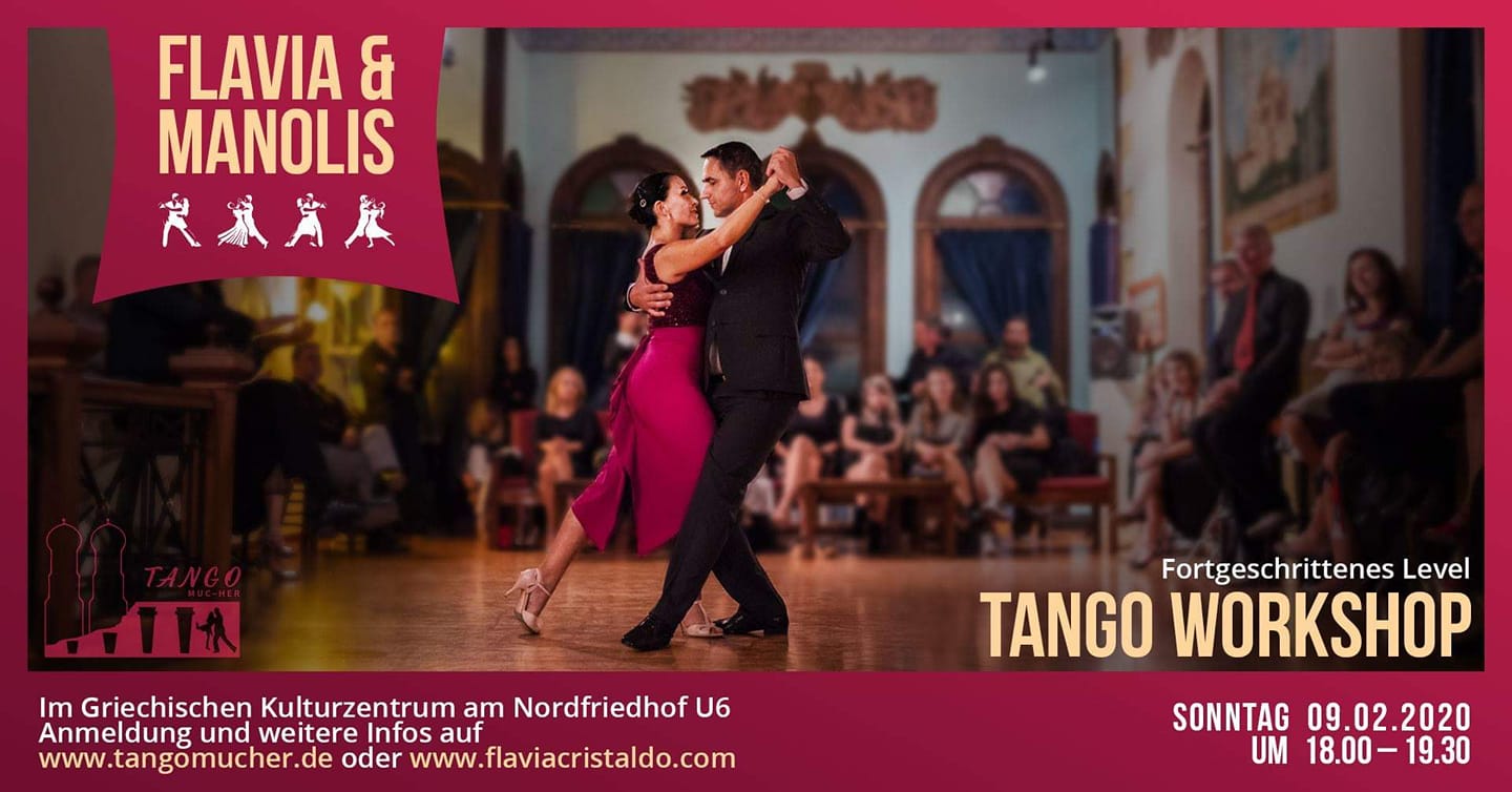 Tango Workshop und Practica with Flavia & Manolis