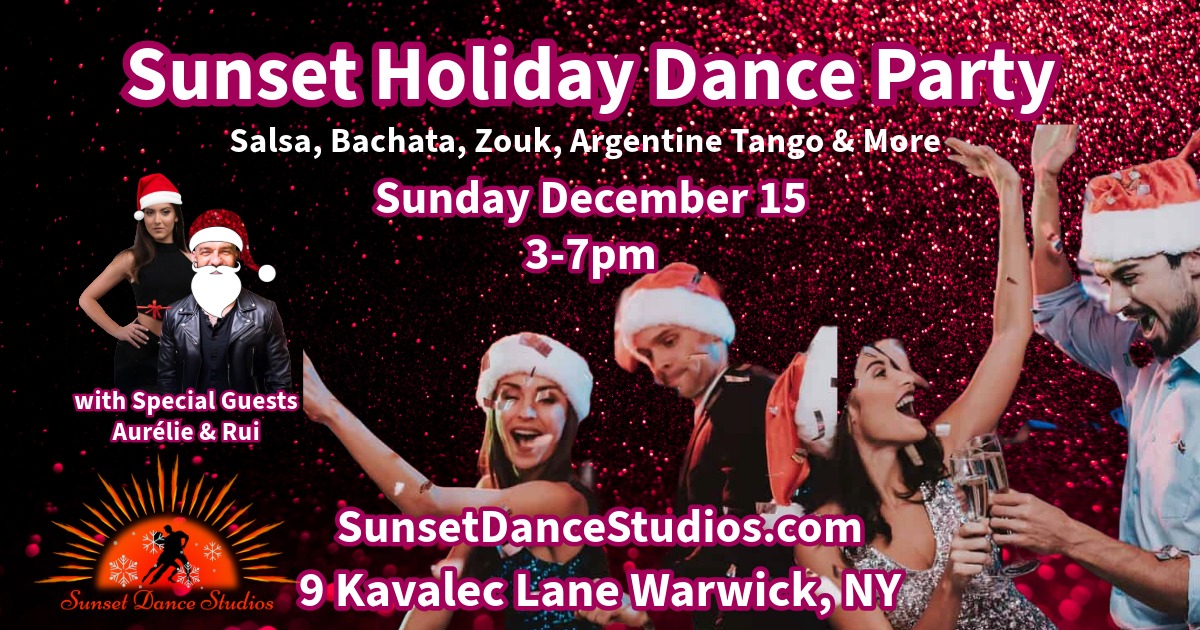 Sunset's Holiday Dance Party with Special Guests Rui & Aurélie