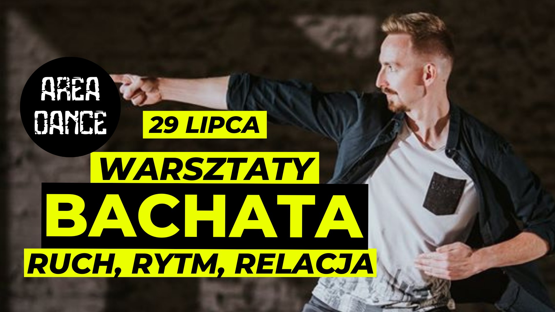 Warsztaty Bachaty: Ruch, Rytm, Relacja ⚠ BRAK MIEJSC DLA KOBIET SOLO ⚠ Area Dance Bydgoszcz