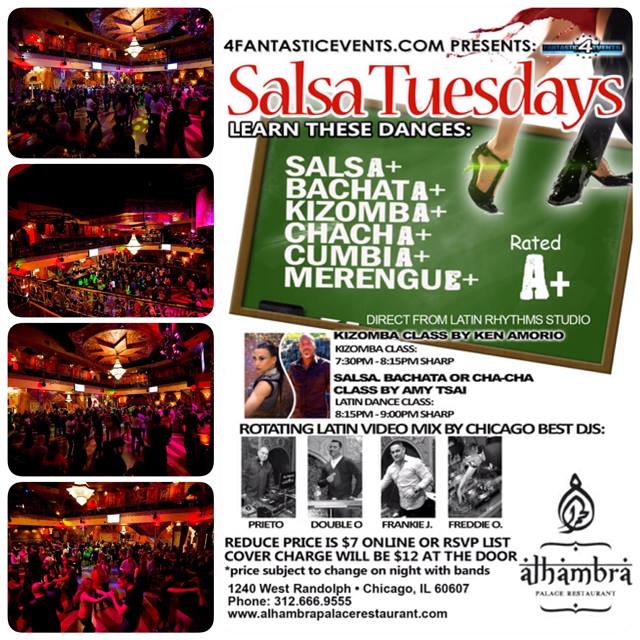 Salsa Tuesday @ Alhambra- Guest DJ Frankie J. & More