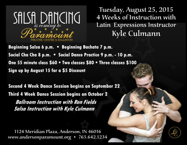 Salsa Dancing @ The Paramount with Kyle Culmann