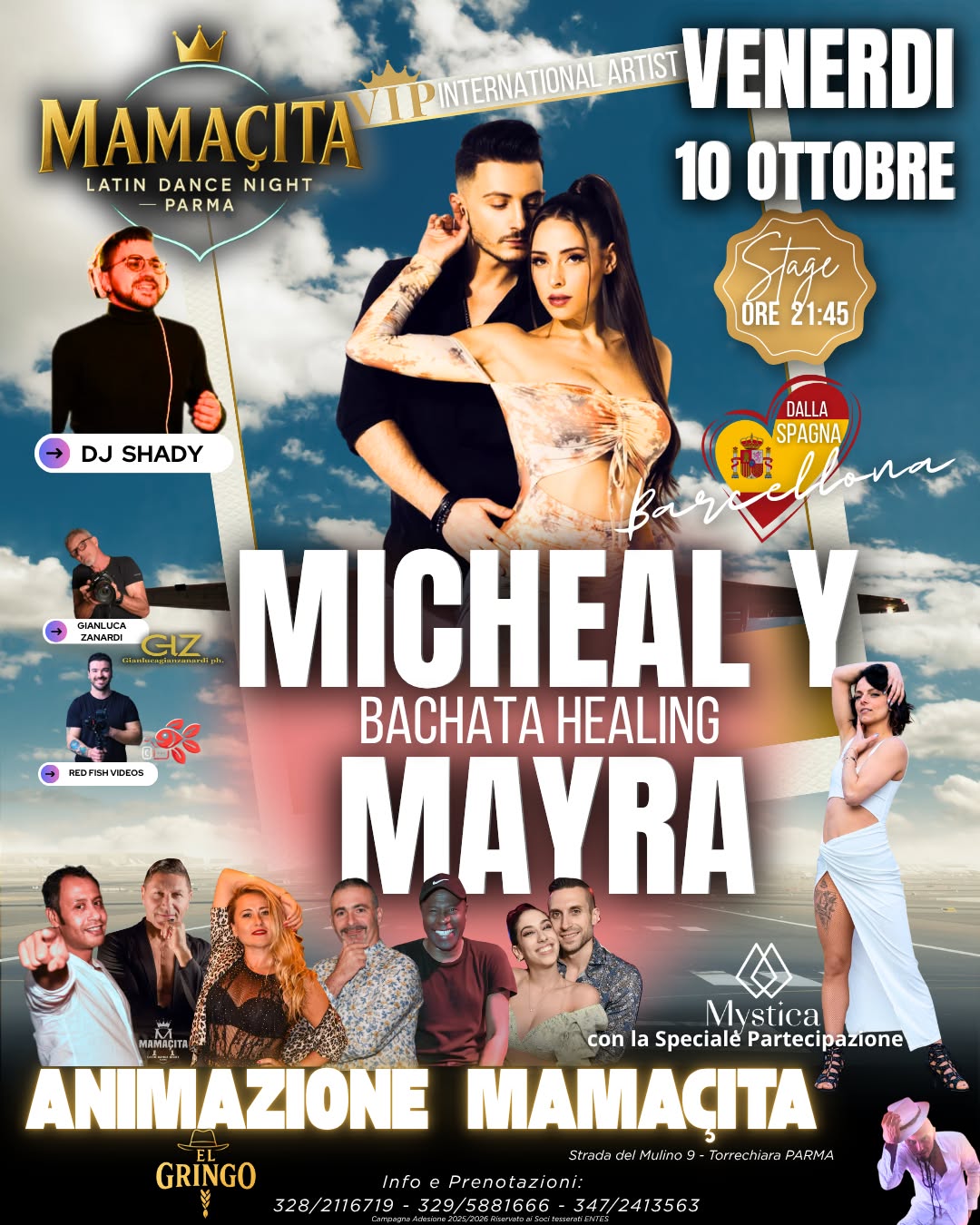 MICHEAL y MAYRA dalla Spagna - EVENTO al Mamaçita SALSA y BACHATA