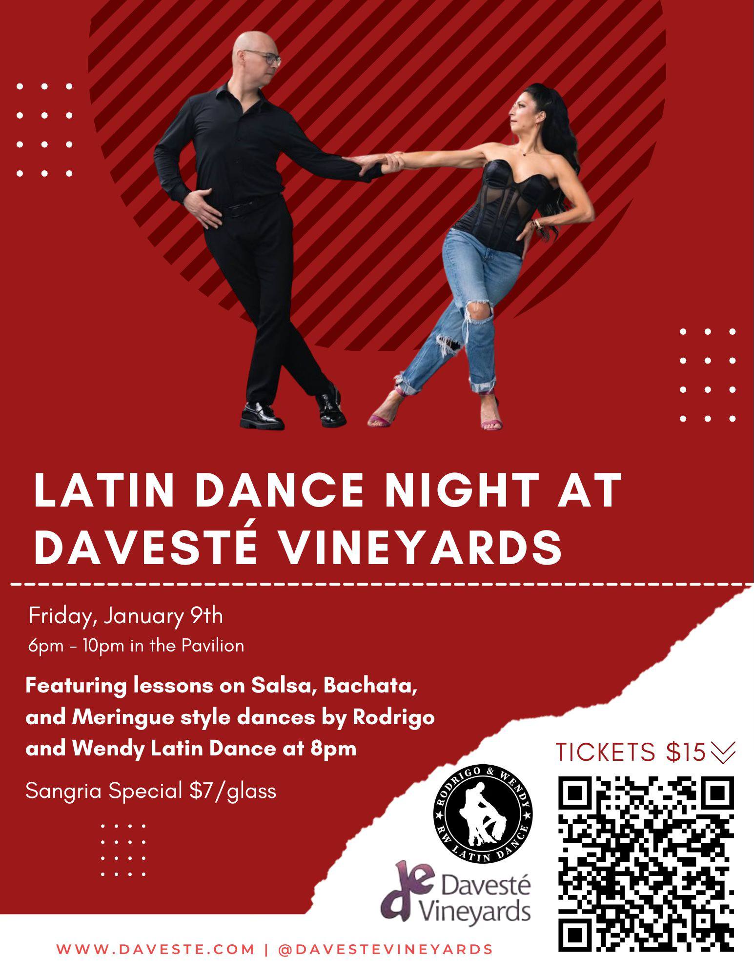 Latin Dance Night with Rodrigo & Wendy!